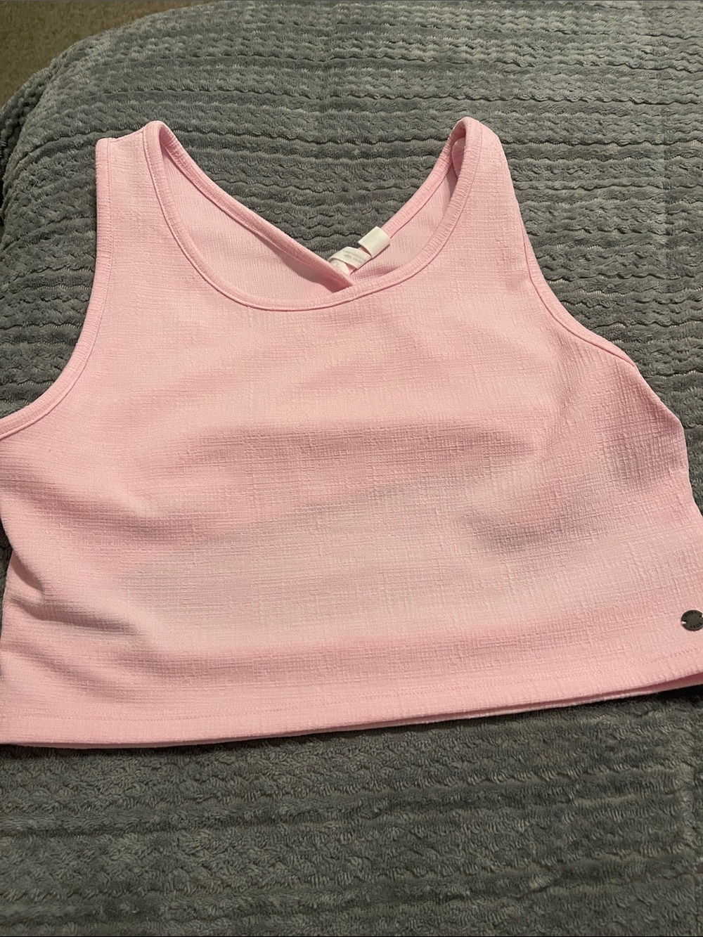 Roxy Pink Cropped Tank